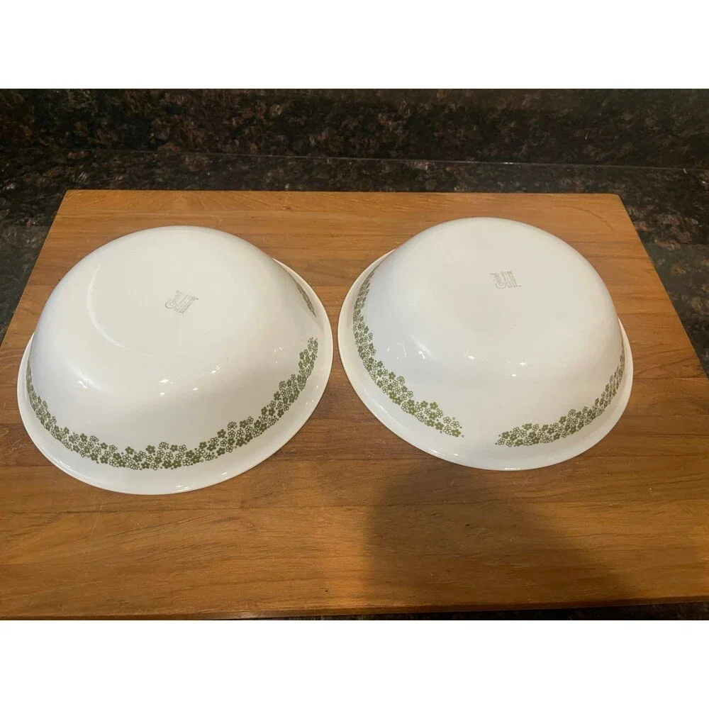 2 Corelle spring blossom vegetable serving bowls